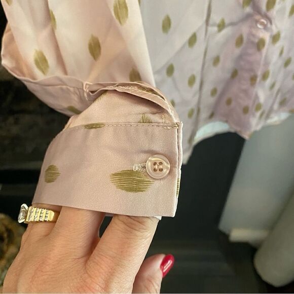 CBR Ladies Button Down Dress Shirt Size Medium - Picture 3 of 5